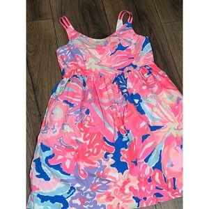 Lilly Pulitzer Girls Dress Sleeveless
Floral Print Casual‎ Pink Size 12